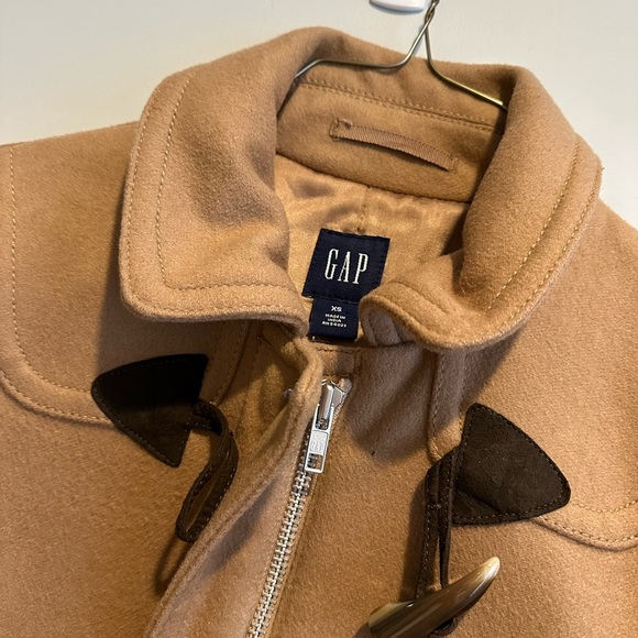 GAP wool camel toggle coat - Picture 5 of 8